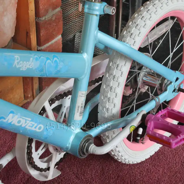 Vélo enfant fille 16' bmx Movelo Razzle SUPER PROPRE 100% - Photo 9