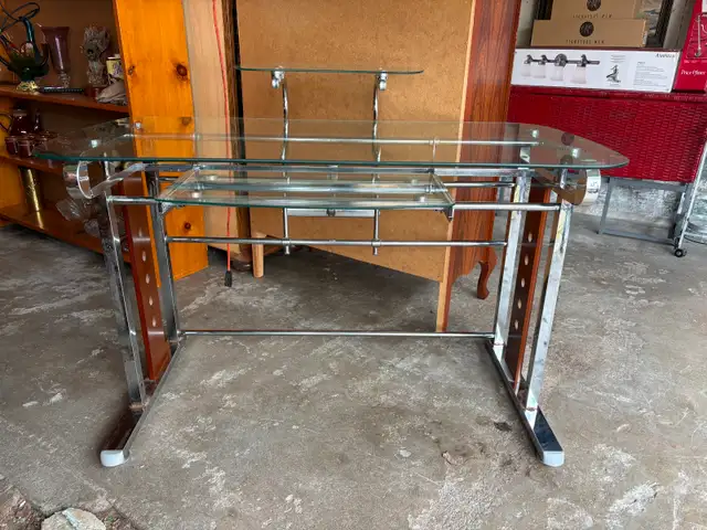 Glass Computer Desk