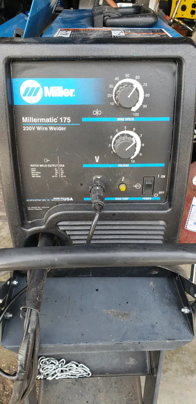 Miller 175 Mig Welder,With Cart & wire, Like New