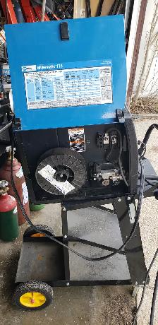 Miller 175 Mig Welder,With Cart & wire, Like New - Photo 2