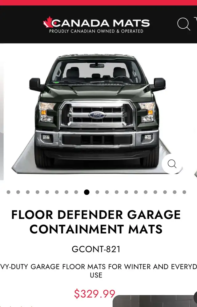 Floor Defender Garage Containment Mats
