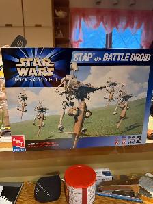 Vintage Star Wars AMT Battleford plastic model kit