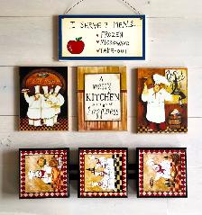 Kitchen Wall Hangings Set