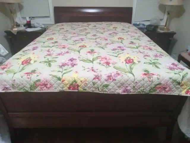 QUEEN SIZE QUILT- SUMMER COLOURS- COTTON - Photo 3