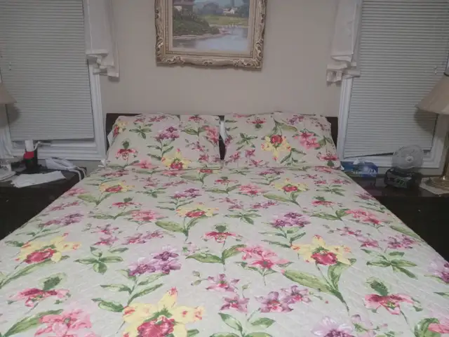 QUEEN SIZE QUILT- SUMMER COLOURS- COTTON - Photo 6