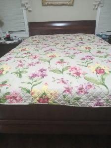 QUEEN SIZE QUILT- SUMMER COLOURS- COTTON - Photo 10