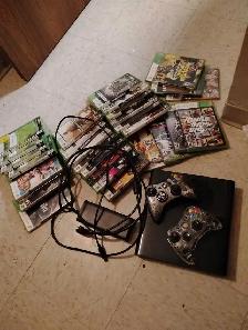 Xbox 360 Console with Controllers & Games