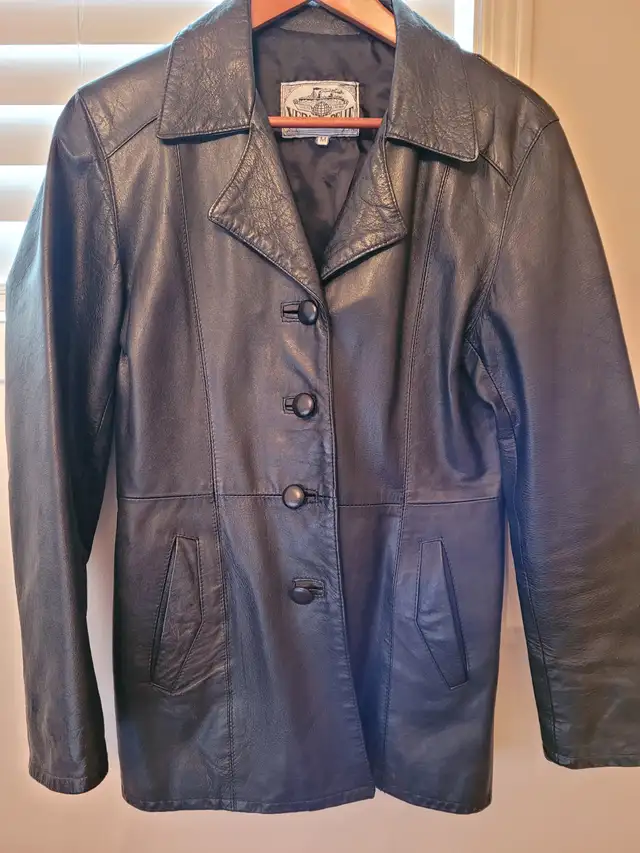 Black Leather Jacket - Photo 2
