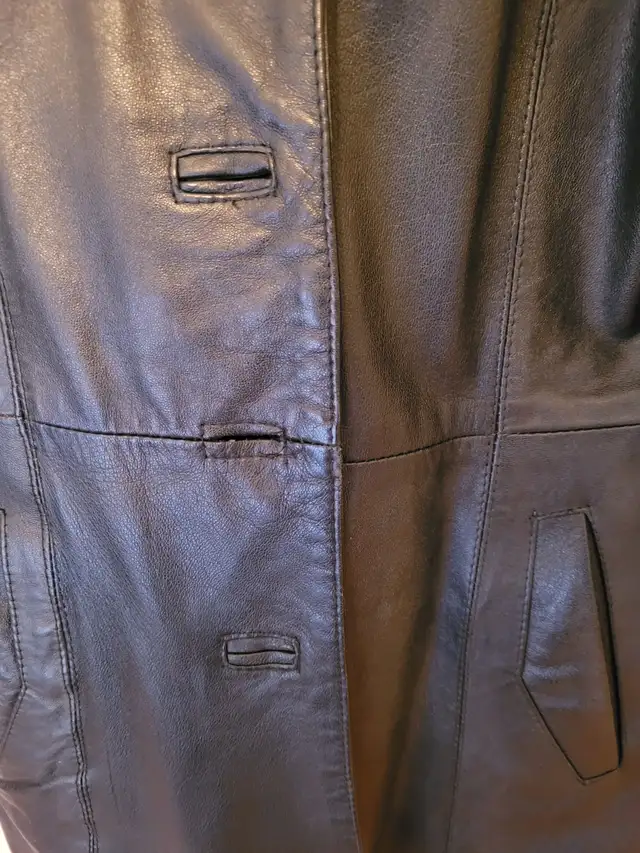 Black Leather Jacket - Photo 3