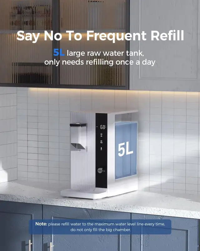 Dr.Water Countertop RO System – 5 Stage, Instant Heat, NSF Certi - Photo 4
