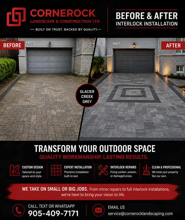 No job is too small or too big for Cornerock Landscape