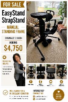 EasyStand Manual Standing Frame Mobility – Excellent Condition