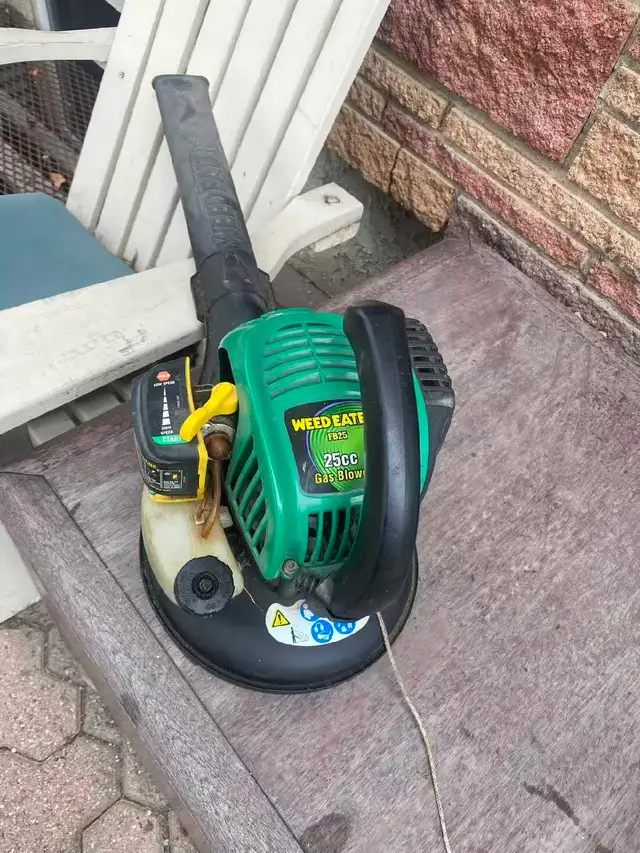 mix gas weed eater airblower