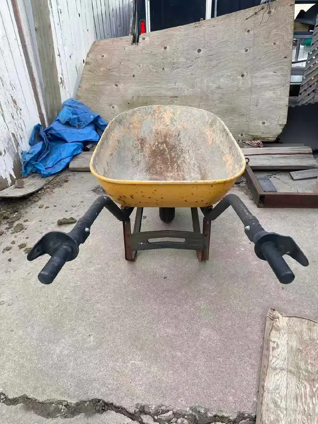 steel wheelbarrow