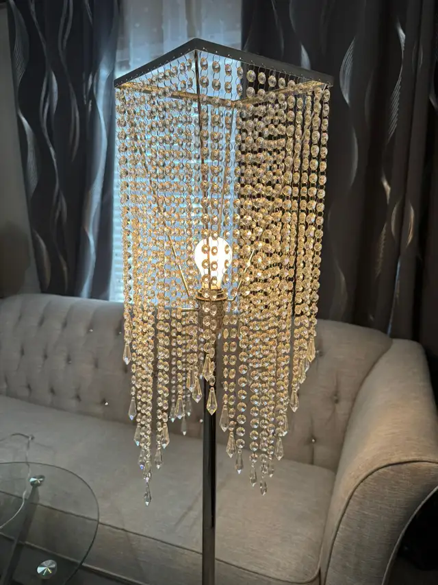 Crystal Floor lights and crystal table lights set - Photo 4