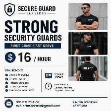 HIRING SECURITY FOR EVENT !