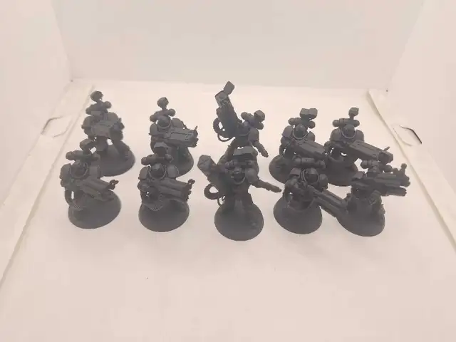 Warhammer 40k 2 squads of Primaris Desolation Marines Primed Blk