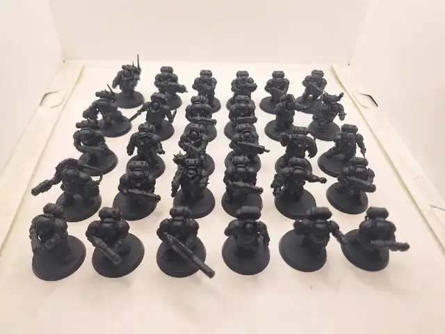 Warhammer 40k Leagues of Votann 30 Primed Blk Hearthkyn Warriors