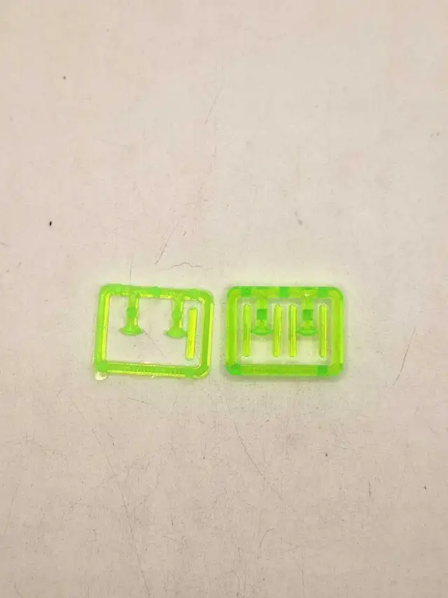 Warhammer 40k 5 OOP necron Green Neon rods