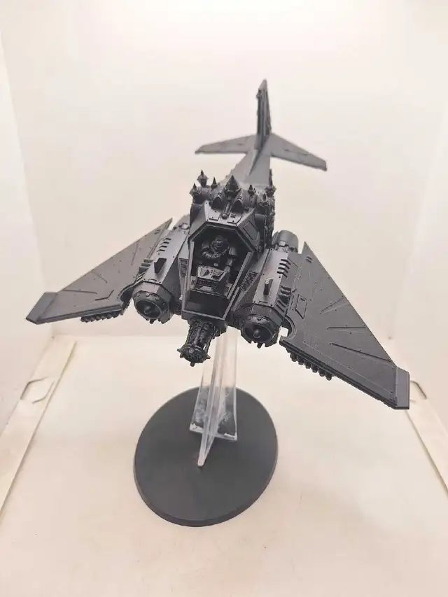 Warhammer 40k Dark Angels Dark Talon Flyer no Windows Primed Blk
