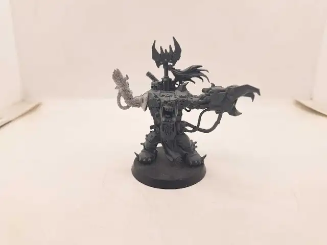 Warhammer 40k ork assault on black reach warboss kitbashed