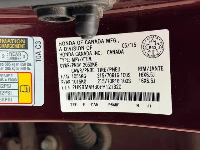 2015 Honda CR-V LX AWD 47KM CERTIFIED-WARRANTY - Photo 27