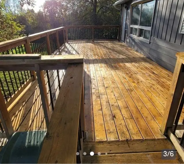 Deck/fence staining/painting - Photo 5