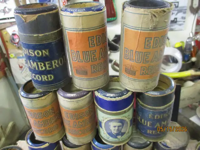 1920s EDISION CYLINDER RECORDS $5.00 EA. AMBEROLA GRAMOPHONE - Photo 2