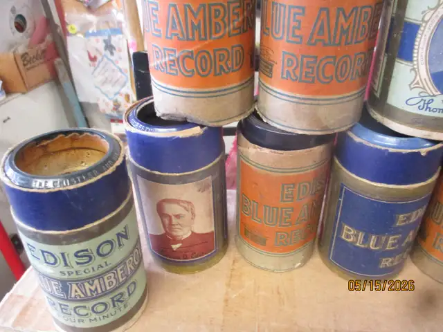 1920s EDISION CYLINDER RECORDS $5.00 EA. AMBEROLA GRAMOPHONE - Photo 3