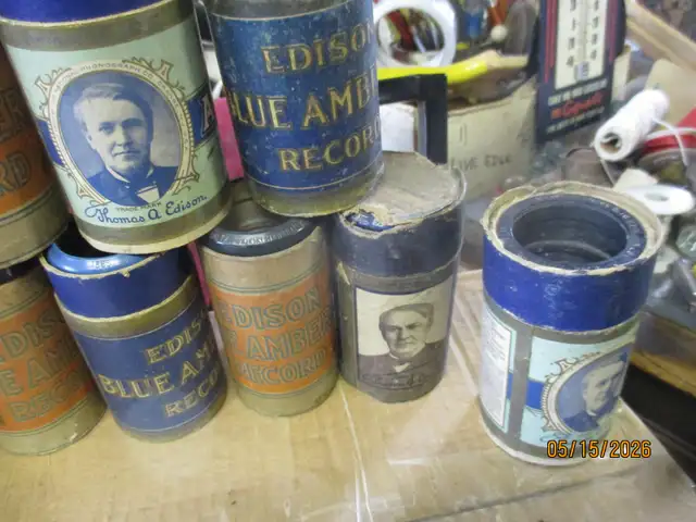 1920s EDISION CYLINDER RECORDS $5.00 EA. AMBEROLA GRAMOPHONE - Photo 4