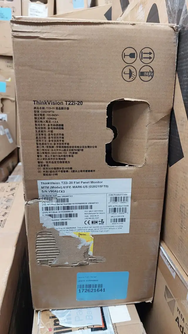 Monitor - 39.5' Lenovo 62C1GAR6US  P40W-20 Curved Screen