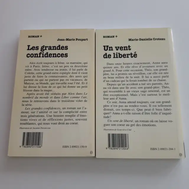 2ROMANS NEUFS JEUNESSE:GRANDE CONFIDENCE VENT DE LIBERTÉ$5.00CHA - Photo 2