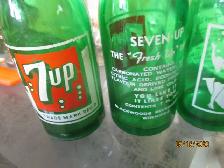 1950s 7UP GIRL IN BATHING SUIT 7 OUNCE POP SODA BOTTLE $18 EA. - Photo 2