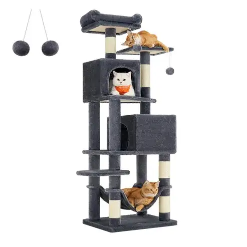 Brand New Cat Tree 2 Perches 2 Caves Special $109 - Photo 4