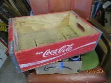 1978 GRAND FORKS COKE COCA COLA WOOD BOX CRATE $40 MANCAVE DECOR