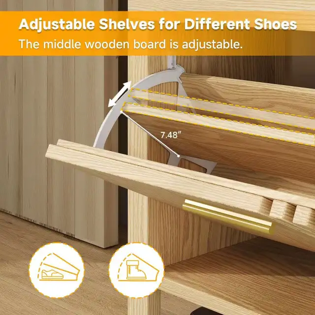 Brand New Simple Shoe Storage Bench Special $69 - Photo 6