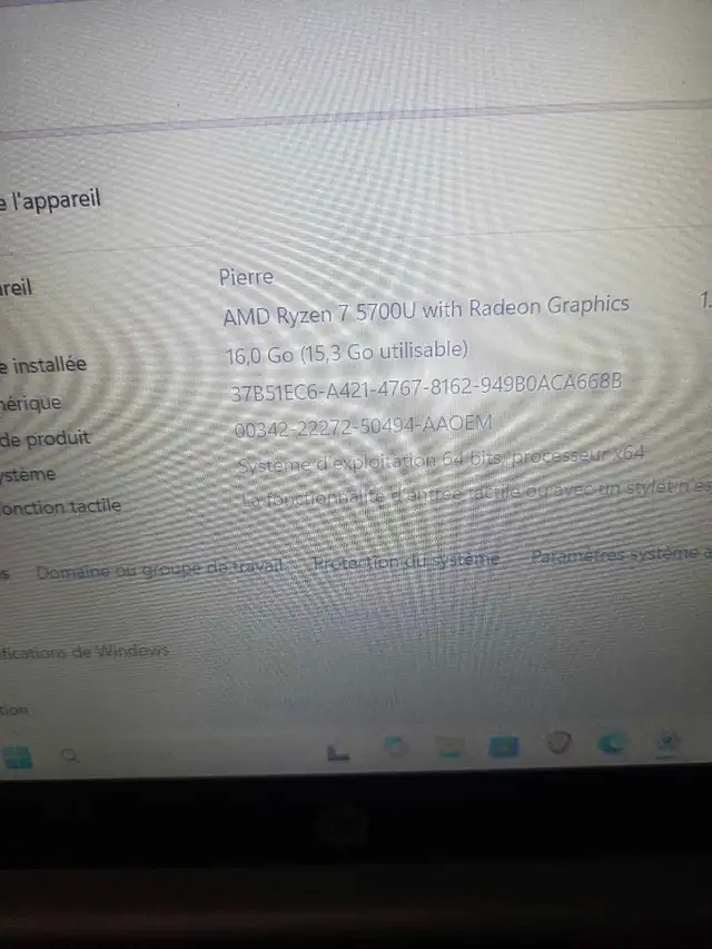 hp i5 Windows 11 modèle ef2008ca - Photo 5