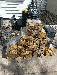 Poplar firewood bundles -free delivery