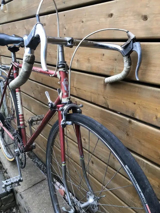 vintage mecier 10 spd bike, tires hold air, needs brakes $45 - Photo 4