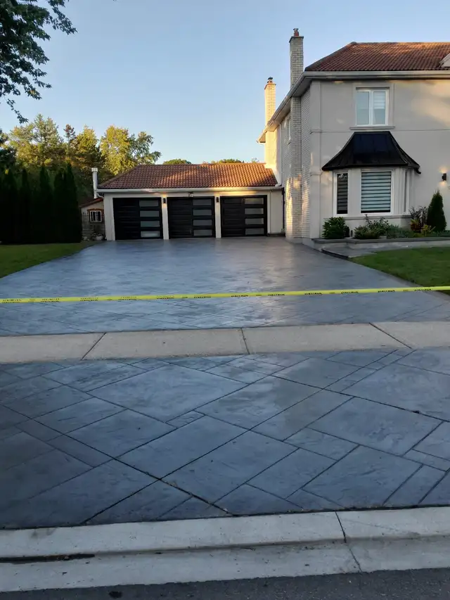 Power Wash & Sealing for Stamped and Aggregate Concrete