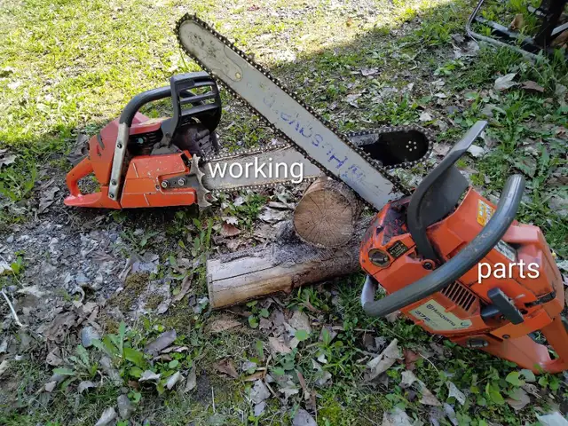 372 xp Husqvarna Chainsaws (1 working/1 parts)