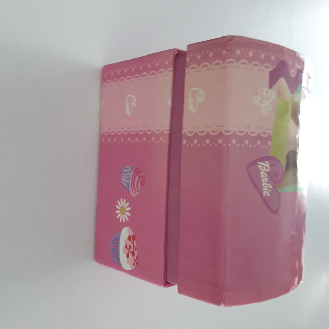 COFFRE ROSE À BIJOUX DE FILLETTE 5'LARx4'PROFONDx4'HAUT: $5.00 - Photo 3