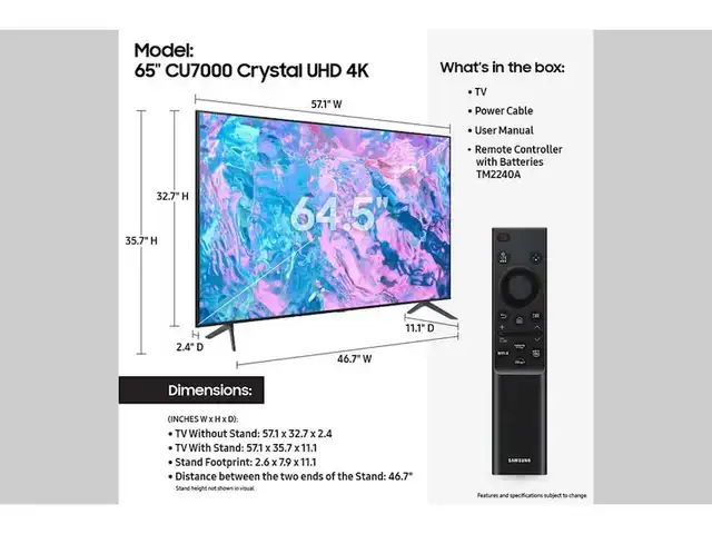NEW YEAR FLASH SALE START!BRAND NEW SAMSUNG 58'/70'4K,UHD,SMARTV - Photo 2