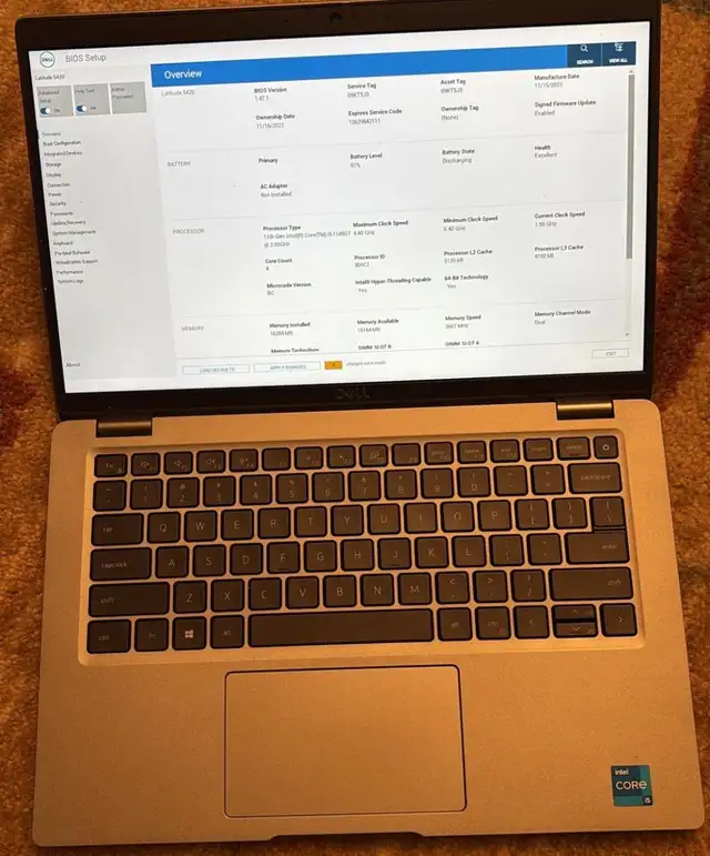 Laptop DELL Latitude 5420, i5 11eme Gen 14'' - Photo 3