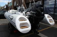 13FT Luxury Inflatable RIB Boat for Sale-50 HP motors include