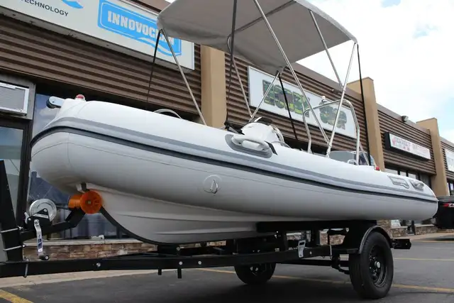 13ft best Premium Fiberglass RIB Boat 50 HP tohastu motor $26000 - Photo 6