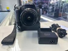 Canon T4I 18MP DSLR with 18-55mm lens and battery grip
