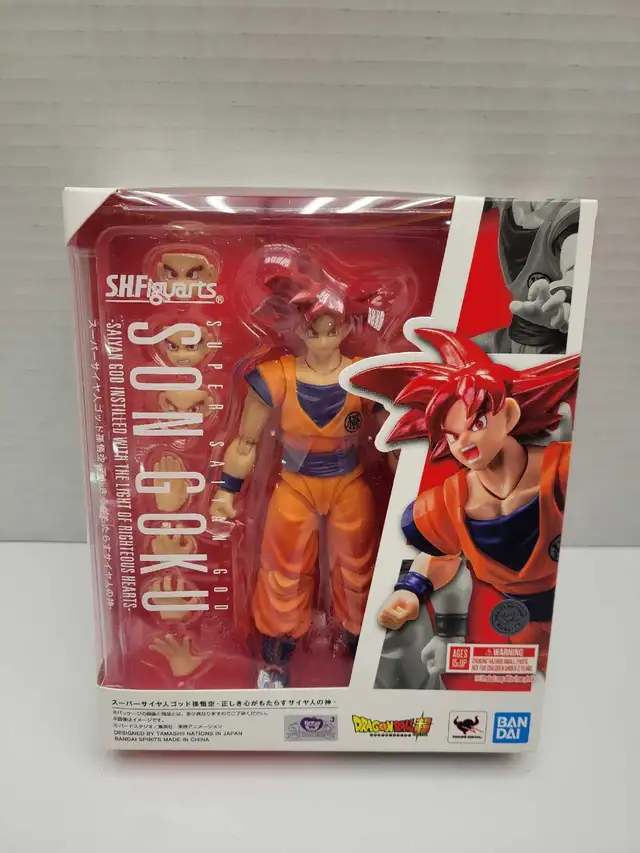 SH Figuarts Super Saiyan God Son Goku DragonBall Super