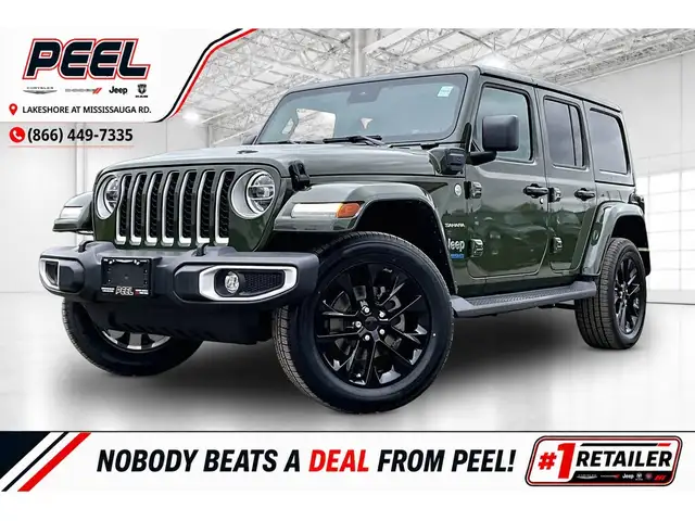 2021 Jeep Wrangler 4xe Sahara PHEV | Adv Safety Group | Tow Pkg