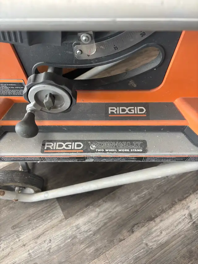 Ridgid TS2400-1 10" Tablesaw with Stand - Photo 2